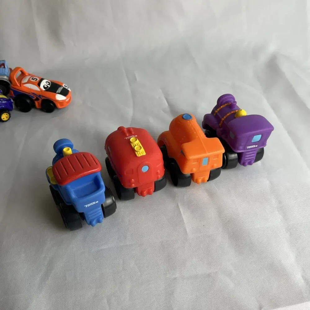 Lot of 8 Tonka CHUCK AND FRIENDS Diecast And Plastic Cars And Trains 2003/2008